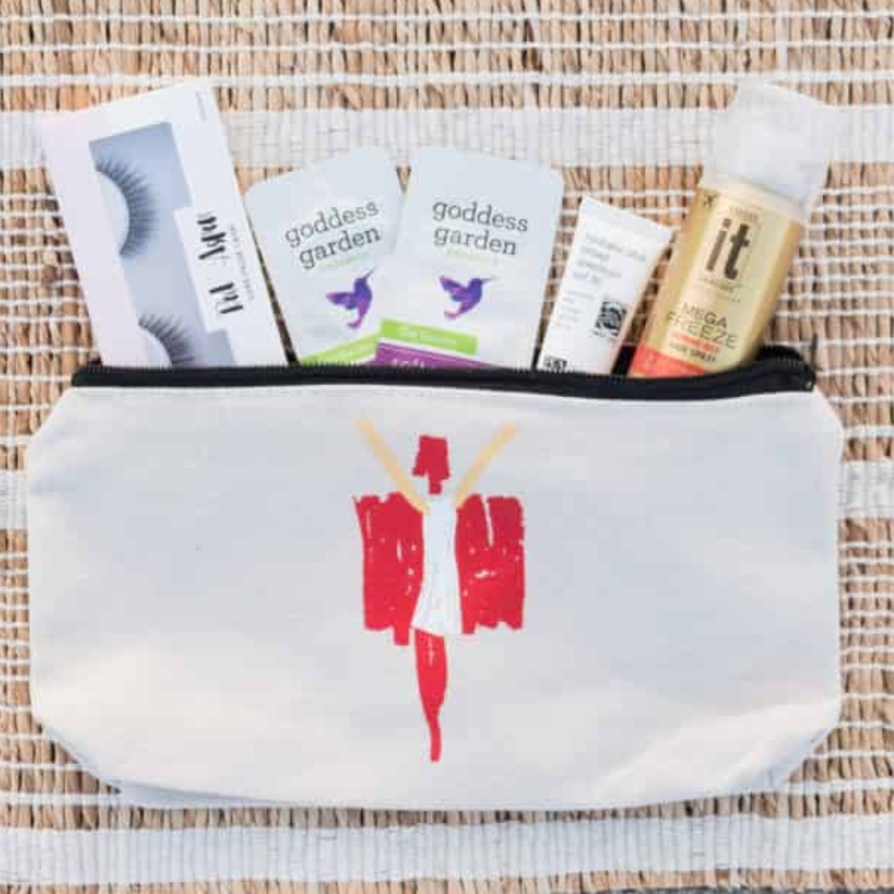 Red Hair Don't Care Makeup Bag